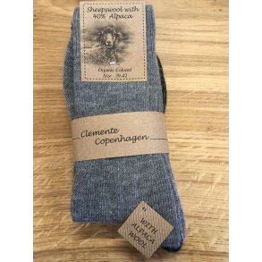Uldsokker med alpaca