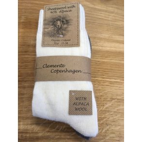 Uldsokker med alpaca