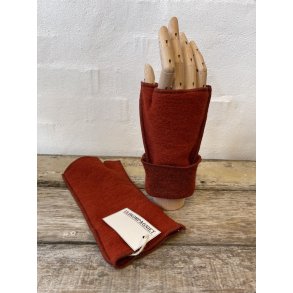 Pulsvarmer, brndt orange.